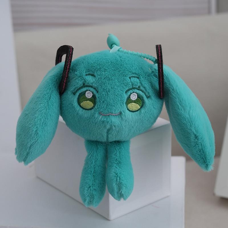Cute Plush Hatsune Miku Doll Backpack Keychain Adorable Soft Toy Gift Accessory