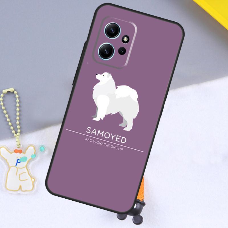 Cartoon Samoyed Dog For Xiaomi Redmi 12 9C 10C 12C 13C Case For Redmi Note 12 Pro 11 8 9 10 Pro 9S 10S 11S 12S