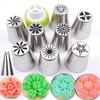 11-Piece Russian Style Piping Tips Set Stainless Steel Cake Frosting Decorations Baking Supplies