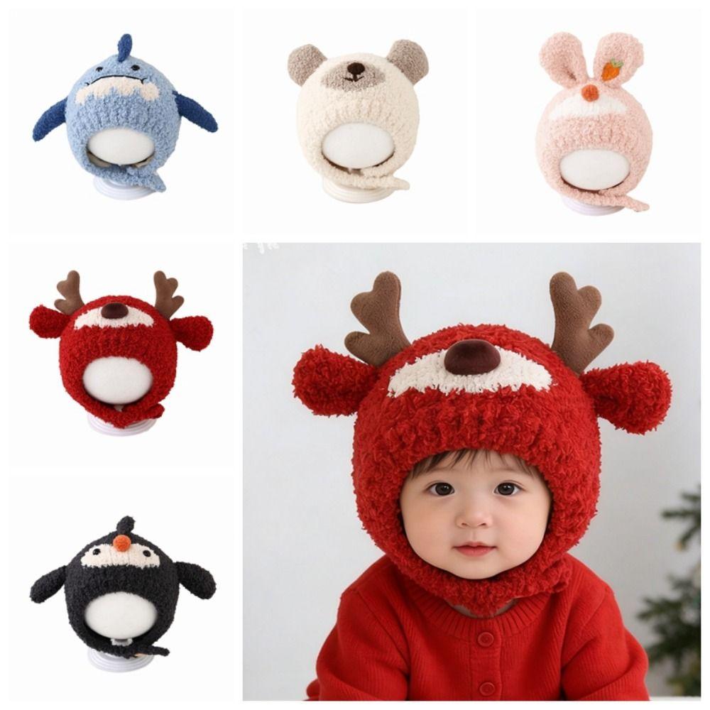 Cold-Resistant Winter Baby Crochet Hat Cute Kids Ear Protection Hat  Winter Season