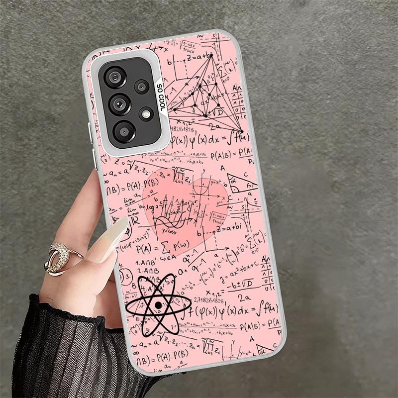 Physics Chemical Mathematics Shockproof Phone Case for Samsung A17 A16 A15 A14 A37 A57 A36 A56 A26 A35 A55 A25 A34 A54 A24 A13 A