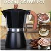 150ML Italienische Moka-Kanne Herd-Kaffeekocher mit Aluminium-Druckventil für Espresso und Cold Brew Hohe Qualität Langlebig248