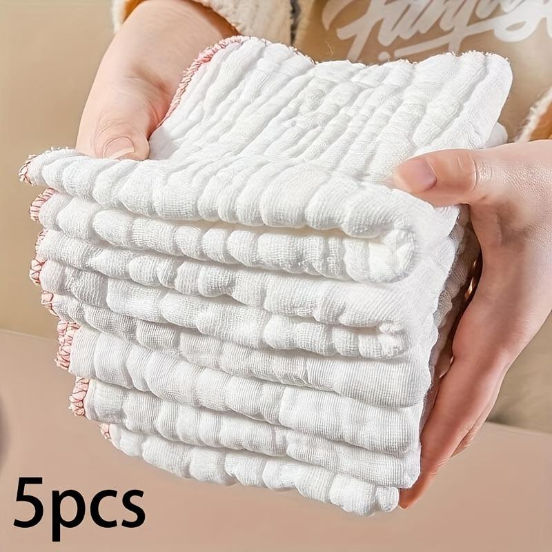 

5/10pcs Cotton Gauze Dishwashing Cloth Thickened Non-oil Easy To Clean Dishwashing Towel Non-hair Absorbent Rag Cleaning Cloth