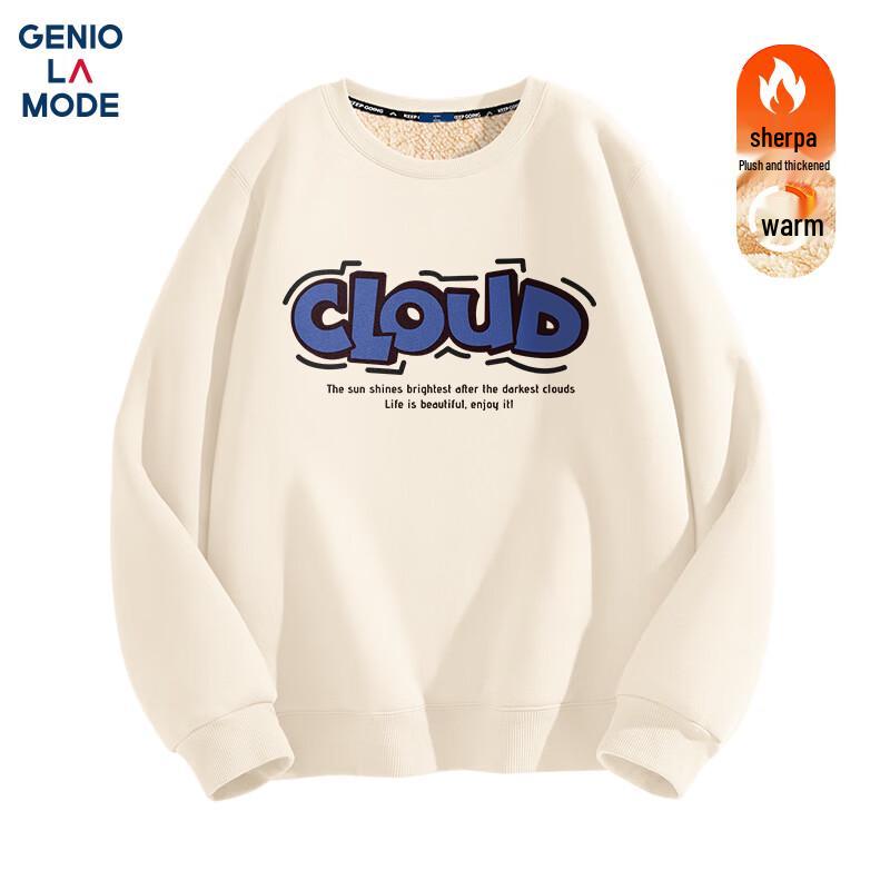 

GENIOLAMODE Men s Heavyweight Fleece Lined Winter Sweatshirt M