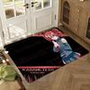 K-Kasane Teto Pink American Floor Mat Soft Thickened Absorbent Non-Slip Bedroom Living Room Door Mat Home Decor Flannel Rugs