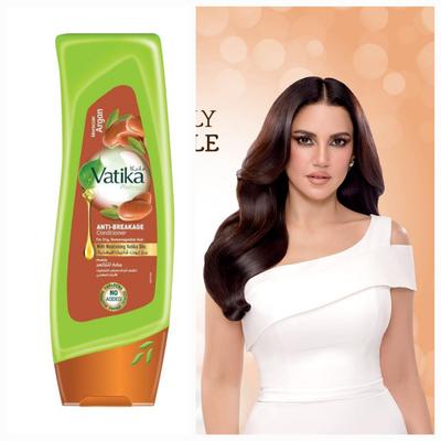 Hair Conditioner Anti-Breakage Hair with Moroccan Argan Vatika UAE, India | Moisture Soft, Grow Long - Anti-Frizz | For Dry, Unmanageable Hair