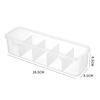 Dustproof Desktop Organizer Transparent Cable Container 5 Grids Data Cable Storage Box  Mouse line