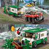 Construction Area City Police Mountain Special Police Mountain Stream Intercept Assembly Toys Gifts