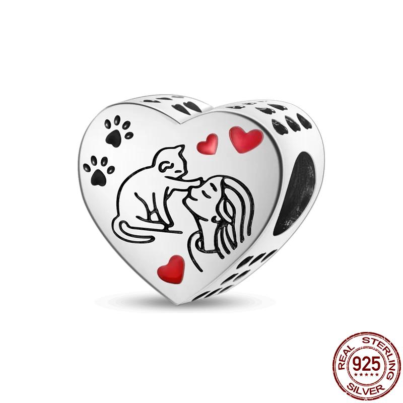 Copper Couple Lovers Sisters The Swing Pendant Charms Fit Original Bracelet Diy Bead Women Jewelry Gift