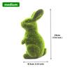 Easter Bunny Outdoor Decoration Artificial Plant Green Flocking Bunny Toys Handmade Grass Turf Home Office Garden Ornament 2025