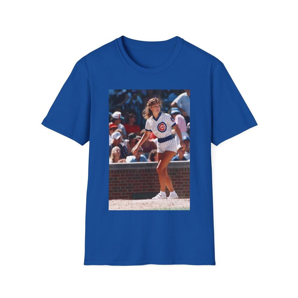 Chicago Cubs Ball Girl Marla Collins T-Shirt, Softstyle Tee, Harry Carey Fan Unisex T-Shirt S