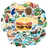 35pcs-100pcs Scenic Nature Stickers Cartoon Scenery Stationery Stickers DIY Stickers For Laptop Luggage Scrapbook Diary