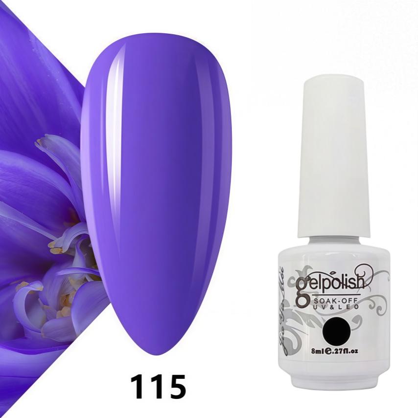 Amber Gel Polish Set: Gel Polish Manicure Kit with Whitening, Base Coat, and Sealer.