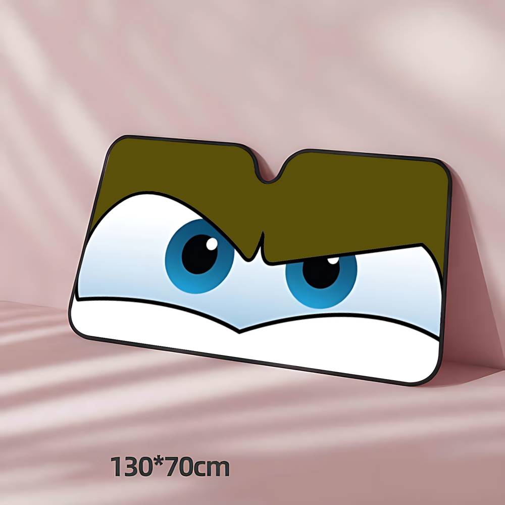 L-LightningS-M-McQueenS-Eyes Car SunShade Car SunShade Windscreen Cover Shade Car SunShade UV Rays Car Sun Visor Protector z7
