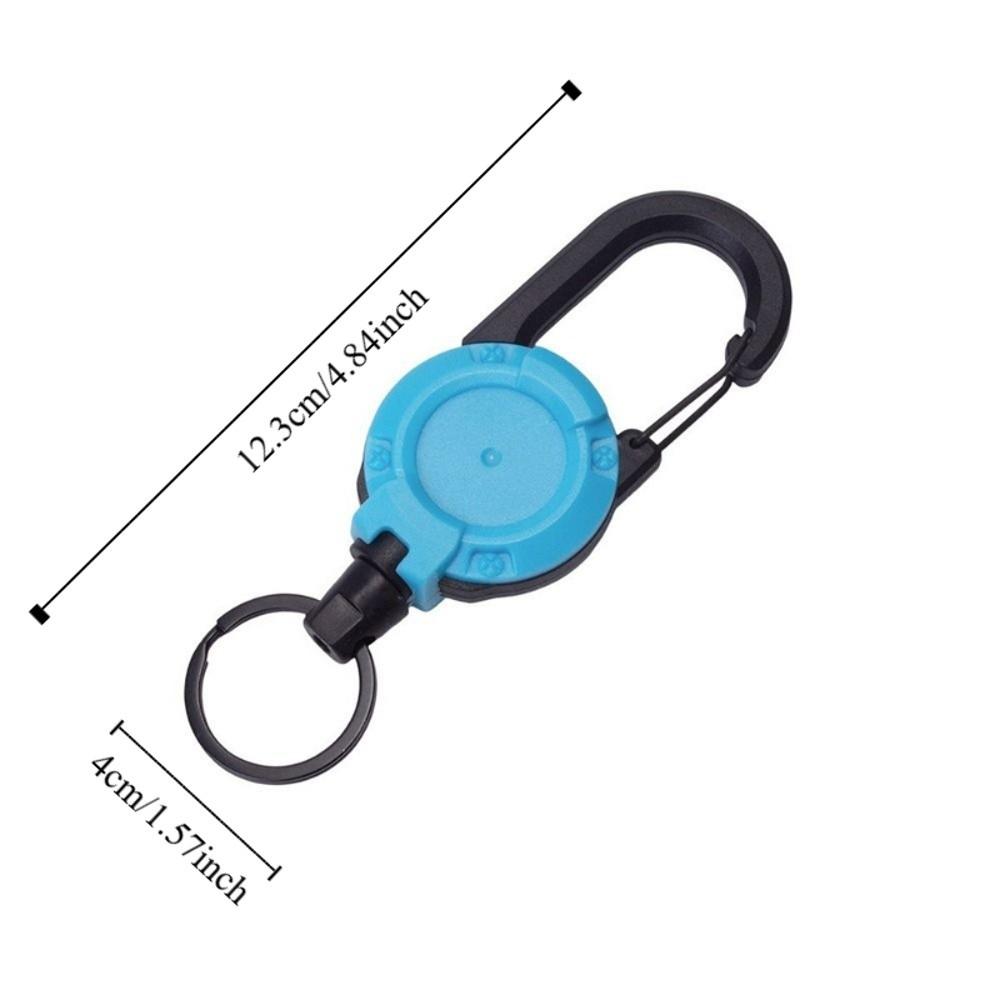 Retractable Design Retractable rope carabiner Fishing accessory hook  Tool Organization