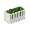 DIY White Flower Box: Handmade Indoor Sand Table Park Model for Scenery Decoration