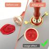 7pcs Metal Wax Seal Molds Gold Wax Seal Mat Wax Seal Molds Kit for Invitations Envelopes Gifts Wine Packaging