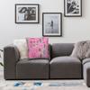 Emilia Mernes MP3 Kissenbezug Doppelseitiger Druck Polyester Kissenbezug Dekor Kissenbezug für Sofakissen Zuhause Quadratisch 45*45cm