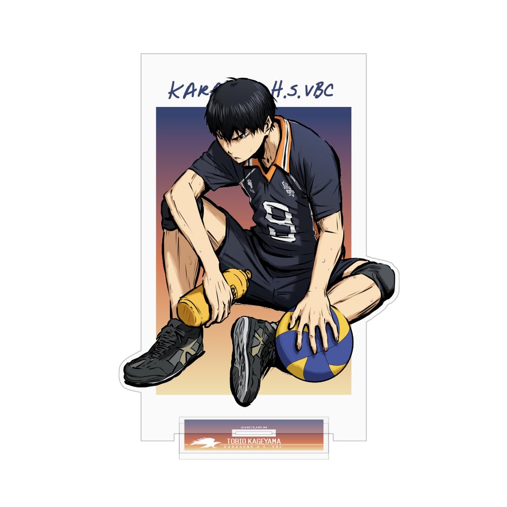 

COSPA Haikyu Tobio Kageyama акриловая подставка (большой) 20 x 14 см Боевой дух ради победы, версия.