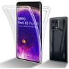 Case - E.F.CONNECTION - for OPPOFind X5 Pro - 360° Protection - Shockproof - Anti-Scratch - Transparent Silicone