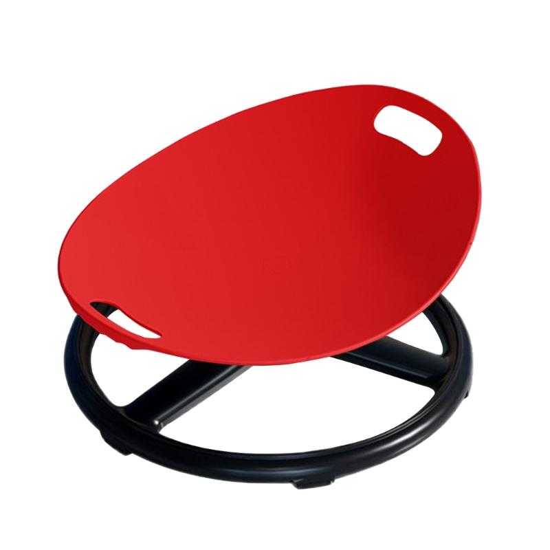 Sensory Swivel Chair Enhances Balance Coordination Metal Base Spinner Seat Nonslip Sensory Toy for Body Balance