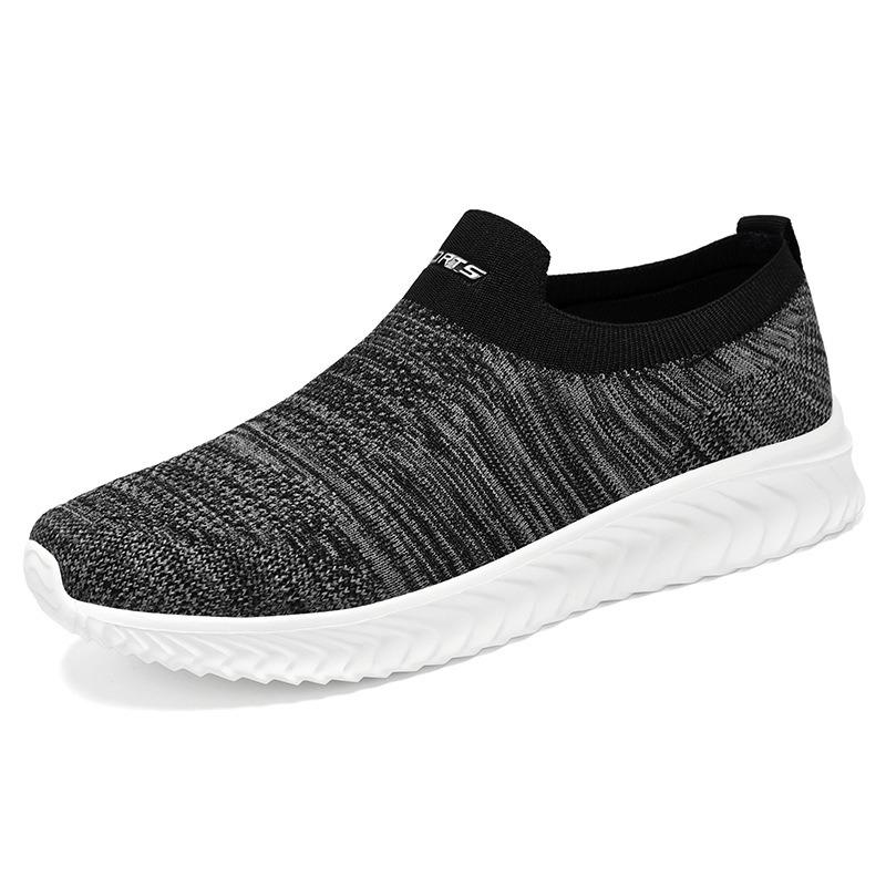 Shoes men's shoes new breathable and non-smelly feet casual shoes old Beijing cloth shoes non-slip and wear-resistant one-pedal old shoes