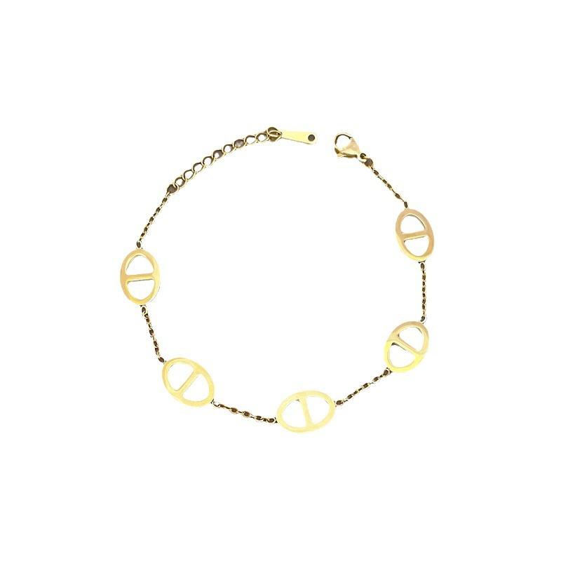 Minimalist Wind Cd Dongdaemun Personalized Bracelet Female Retro Girlfriend Birthday Gift