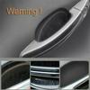 Carbon Fiber Texture Vinyl Car Door Handle Anti-Scratch Protector Film Stickers Accessories Auto Exterior Trim Black