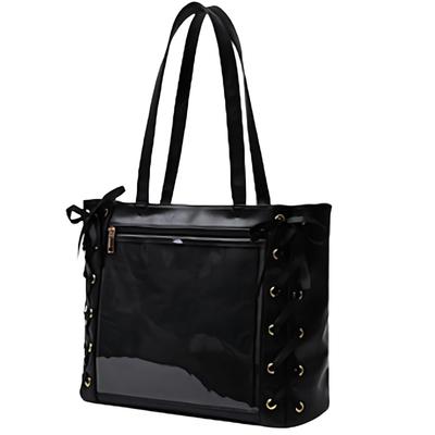 [ARESACHI] Ita Bag, Otaku Bag, Tote Bag, Ribbon, A4, Cute