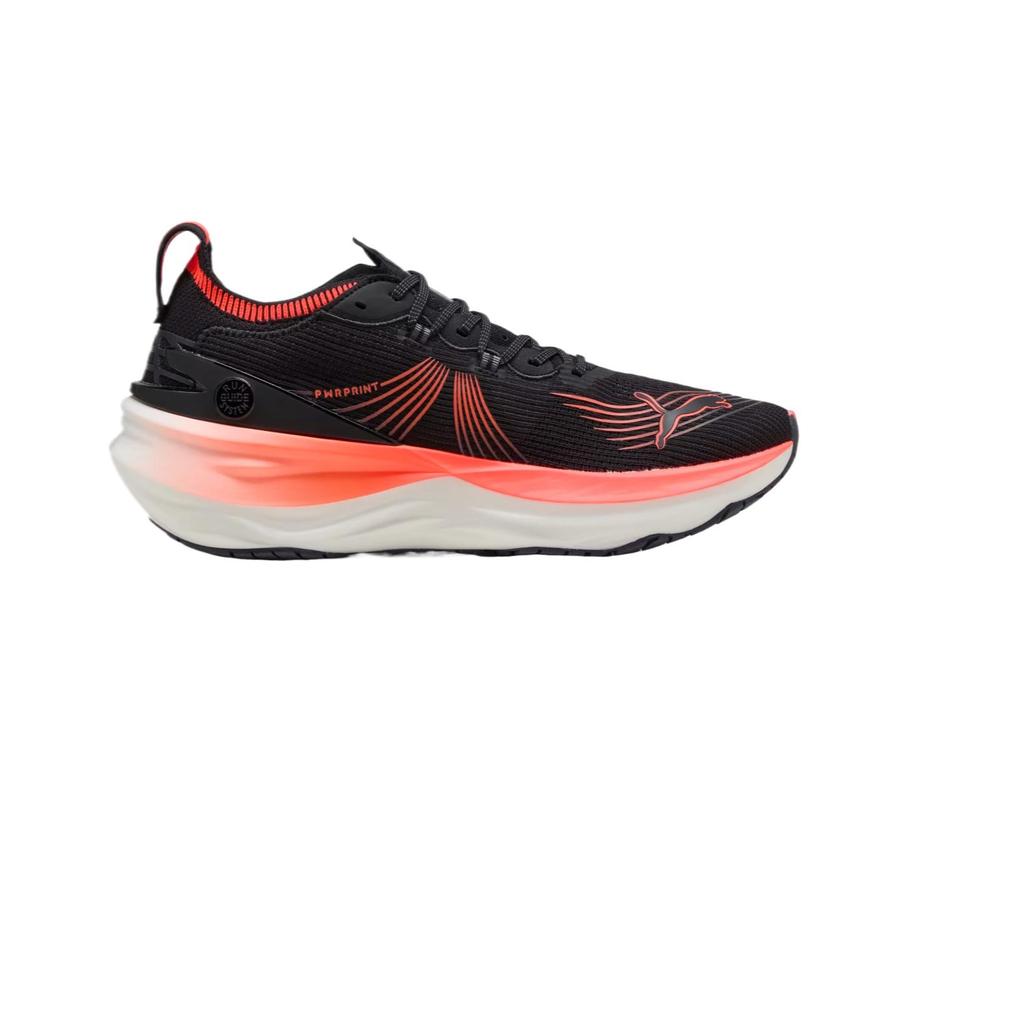 Puma Foreverrun Nitro Ii Fashion Comfortable Casual Trend Mid-Top Running Shoes Men running shoes Puma-Black Glow-Red 310109-08