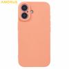 For iPhone 16 Case Precise Cutouts TPU Fiber Lining Shockproof Phone Cover
