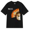 Funny Turkey Moo Funny Meme Tshirt Men Women Harajuku T-shirts Short-sleeved 100% Cotton Hip-hop Oversized Streetwear T-shirts