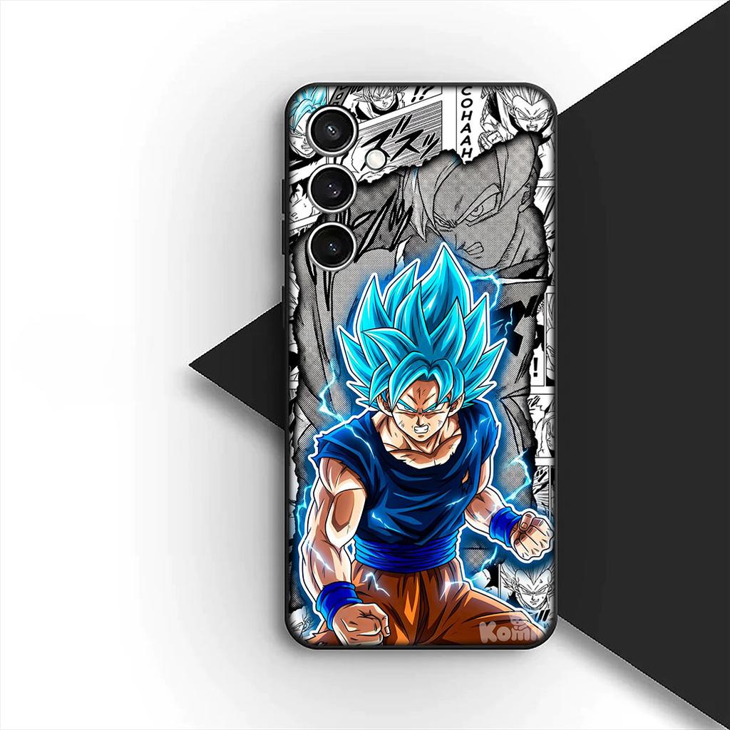 Cover for Motorola Moto G86 G57 E14 E15 G14 G34 G67 G84 G24 A54 G15 Power E22 Casing Phone Case Cartoon Dragon Gokus Ball Vegeta