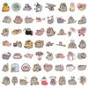 Pusheen Cute Cat Stickers: 55-Pack for Journals, Water Bottles, and Computers - Waterproof & Decorative