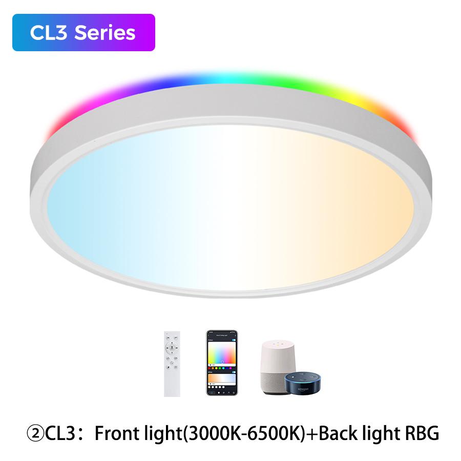 Smart Control Led Colorful Ceiling Light for Living Room Dining Room Decorative Excellent Atmosphere Creater Lamp