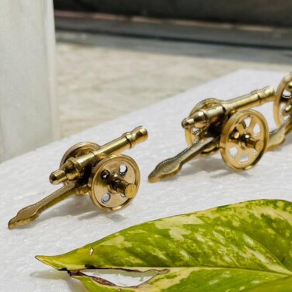 Antique Brass Tope (Cannon) Dummy - Vintage Decorative Collectible