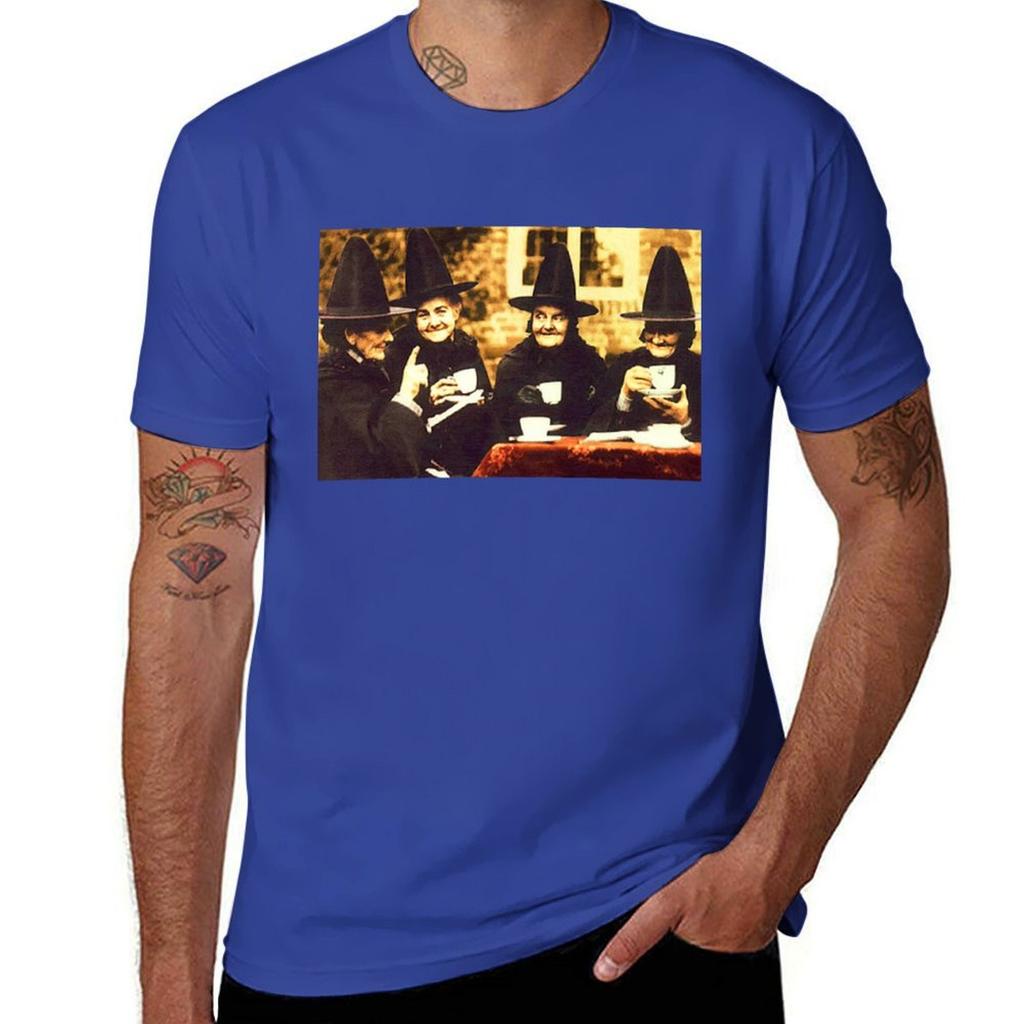 Witches Tea Party  colored Tshirt sublime heavyweights mens plain t shirts