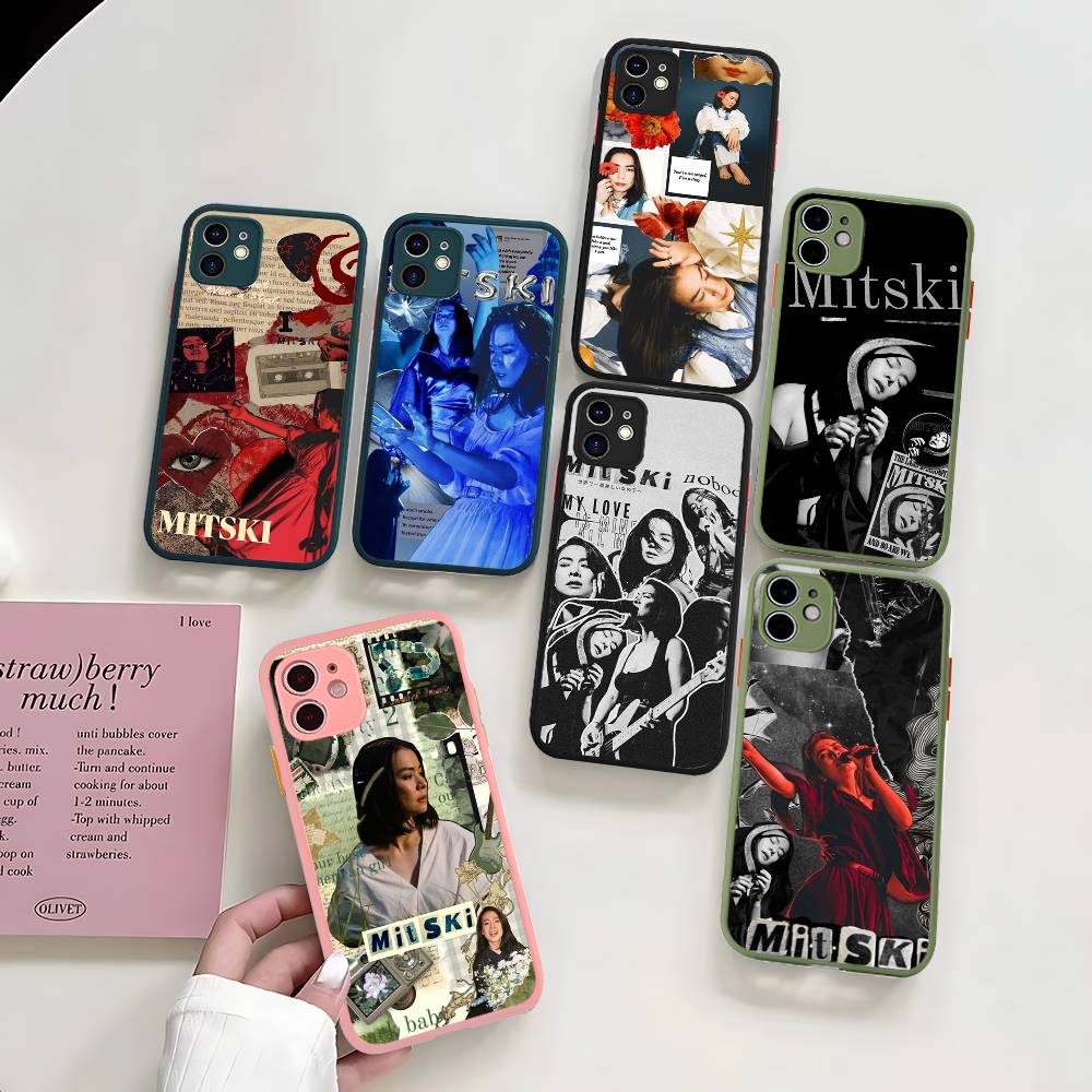 Popular Singer M-Mitski For IPhone Air 16 15 14 Plus 13 12 11 Pro Max Matte Cover Jelly Shockproof Phone Case