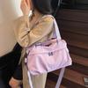 Japanese Portable Travel Bag New Large-capacity Short-distance Color Cloth Bag Shoulder Messenger Bag Fashion Sports Fitness Bag