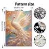 5D Pearl Kit Majestic Peacock Pattern DIY Gemstone Art Relaxing Handmade Ornament Home Wall Desktop Decoration for Beginners