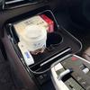 Car Storage Box for BMW X2 U10 iX2 20i X1 U11 ~2026 Silicone Cup Holder Armrest Central Console Organizer Tray Accessories