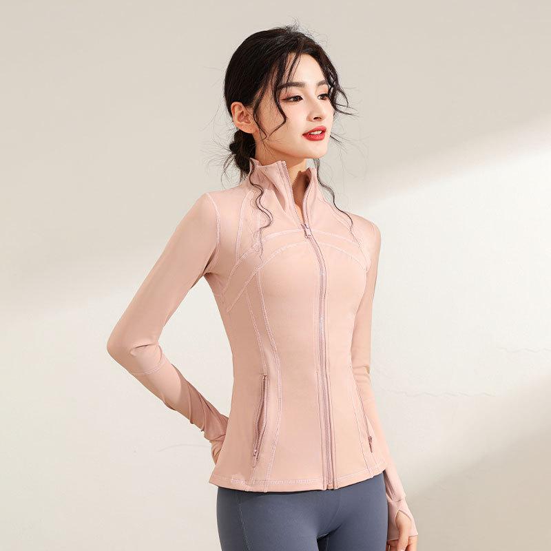 

Женский топ для бега с воротником-стойкой Love Dream Bird: Осень/Зима Похудение, Универсальная Спортивная одежда для йоги и велоспорта с длинным рукавом Medium