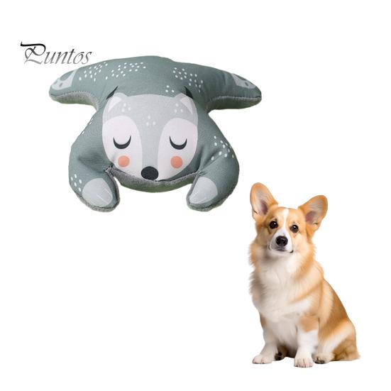 Lion Fox Shape Pet Plush Squeaky Toy Small Medium Dogs Bone Aggressive Chewers Bite-resistant Dog Plush Toy Pet