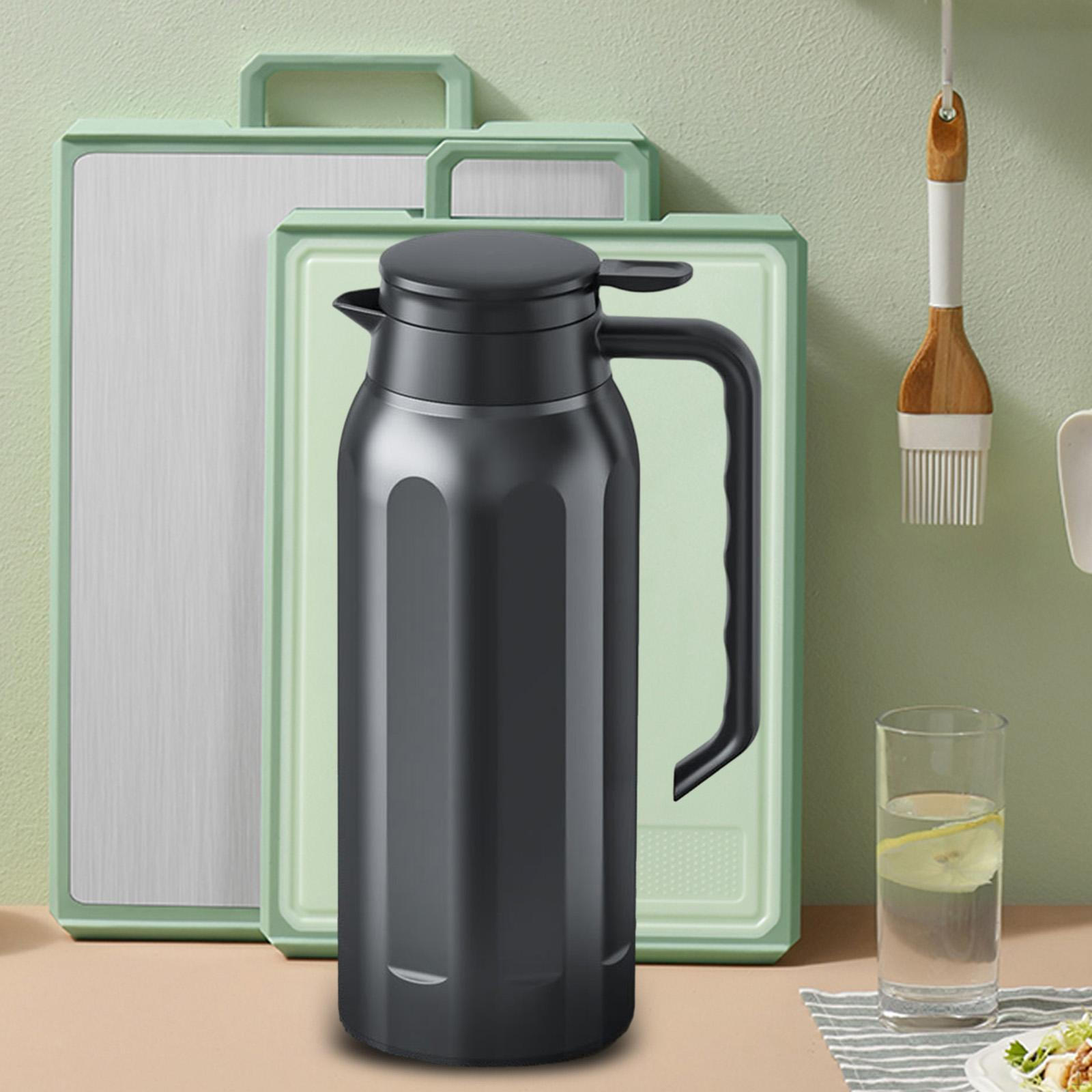 

1,5 л изолированный вакуумный чайник для чая и кофе, дизайн из нержавеющей стали для использования в помещении и на открытом воздухе