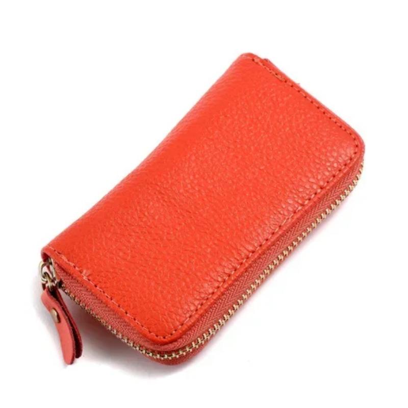 100% Genuine Leather Men's Card Bag, Multifunctional Car Key Bag, Women's Coin Purse