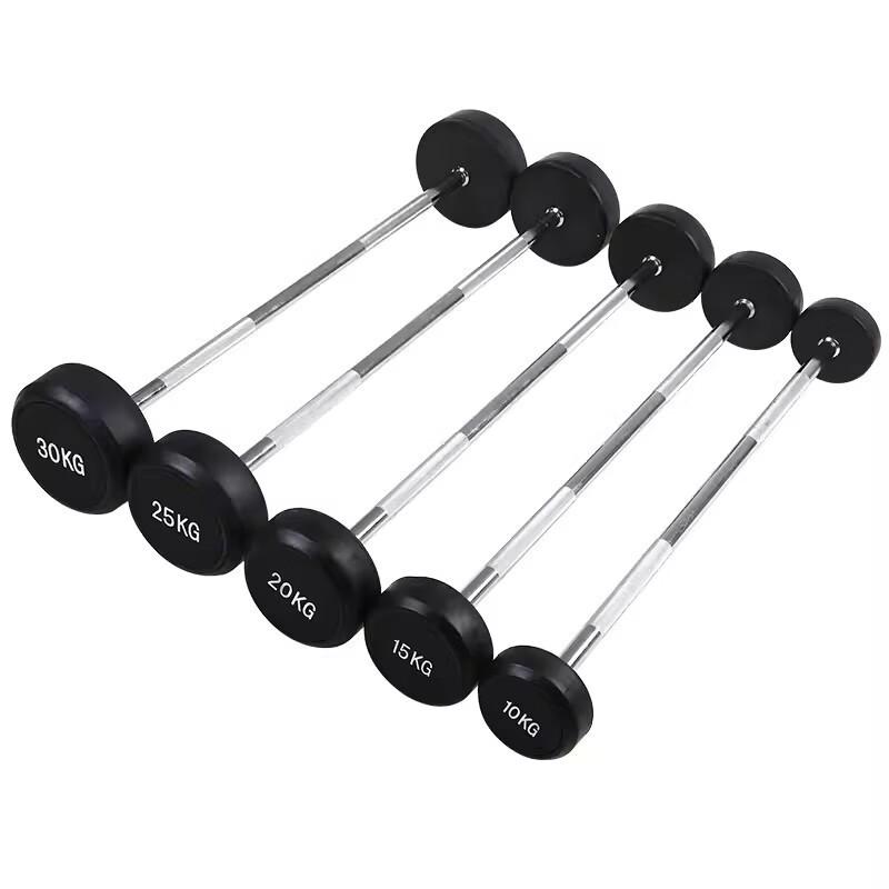 Jinxun Fixed Integrated Rubber-Coated Barbell