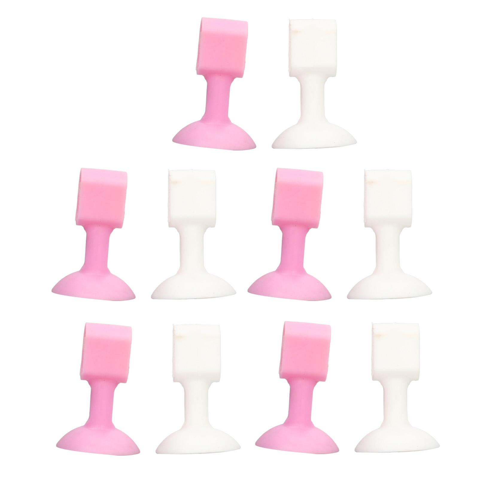 

10 PCS Washer Door Holder Pink White Rubber Keep Dry Washing Machine Door Bracket for Dry Properly Prevent Odor