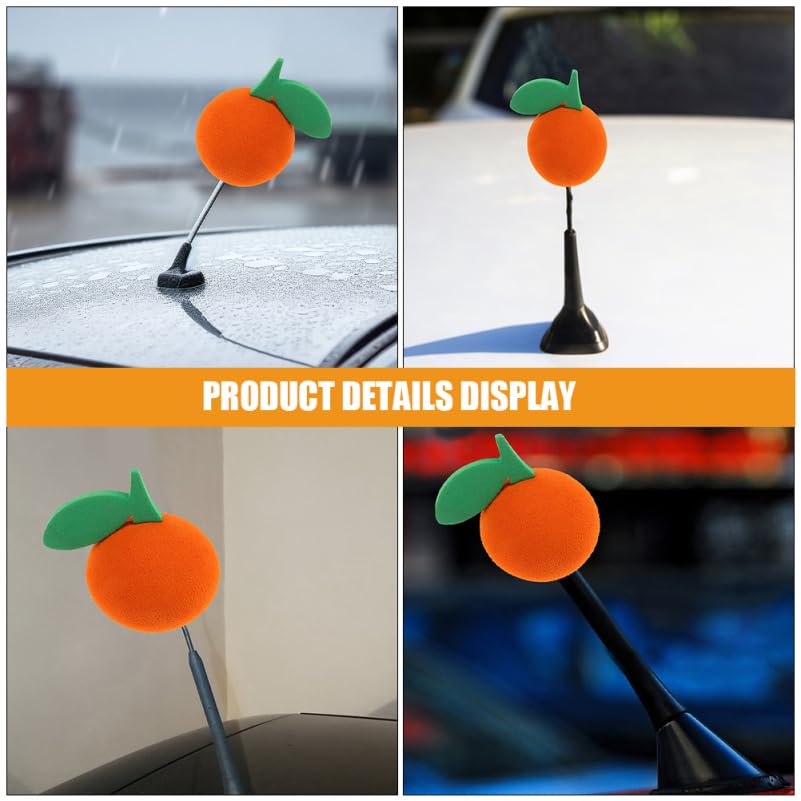 GRADENEVE 2pcs Antenna Ball Decoration Antenna Mount Antenna Topper Car Aerial Topper Car Antenna