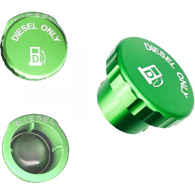 Aluminum Diesel Fuel Tank Cover For The Latest -2025 Dodge Ram 1500 2500 3500 Only (Three Vertical Plastic Pillars At Fuel Filler Port)