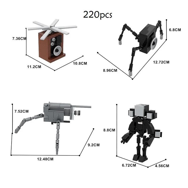 2023 Skibidi Toilet Man VS Monitor Blocchi da Costruzione Camerman Titan Speakerman Giocattolo Fai da Te Set di Figure Speakerman per Bambini Regalo